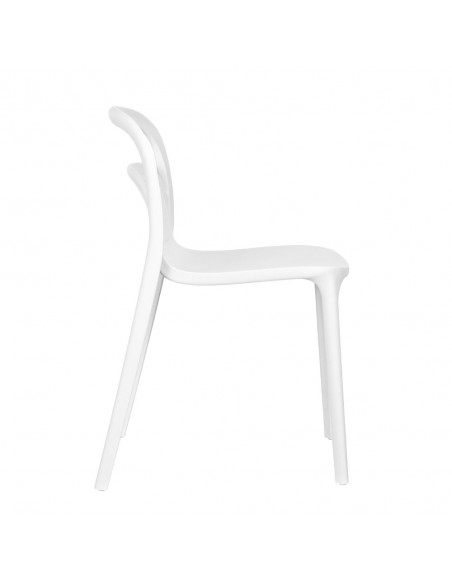 SMITH CHAIR WHITE 53x41xH80cm