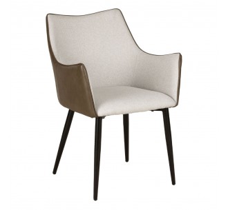 MALONE ΚΑΡΕΚΛΑ ΠΟΛΥΘΡΟΝΑ BEIGE ΛΑΔΙ 46x61xH86,5cm
