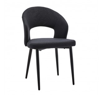 KIMONO CHAIR GREY 50x51,5xH80cm