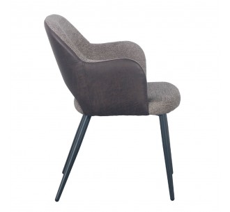 ASCOT ΚΑΡΕΚΛΑ ΚΑΦΕ ΣΚΟΥΡΟ 60x63,5xH79cm 2