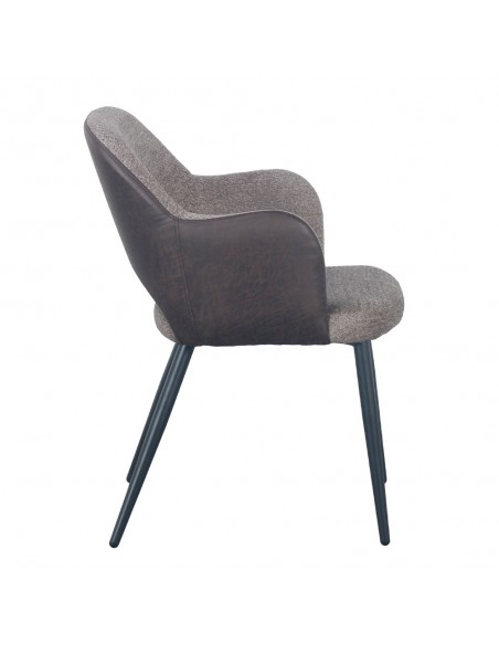 ASCOT CHAIR BROWN DARK 60x63,5xH79cm