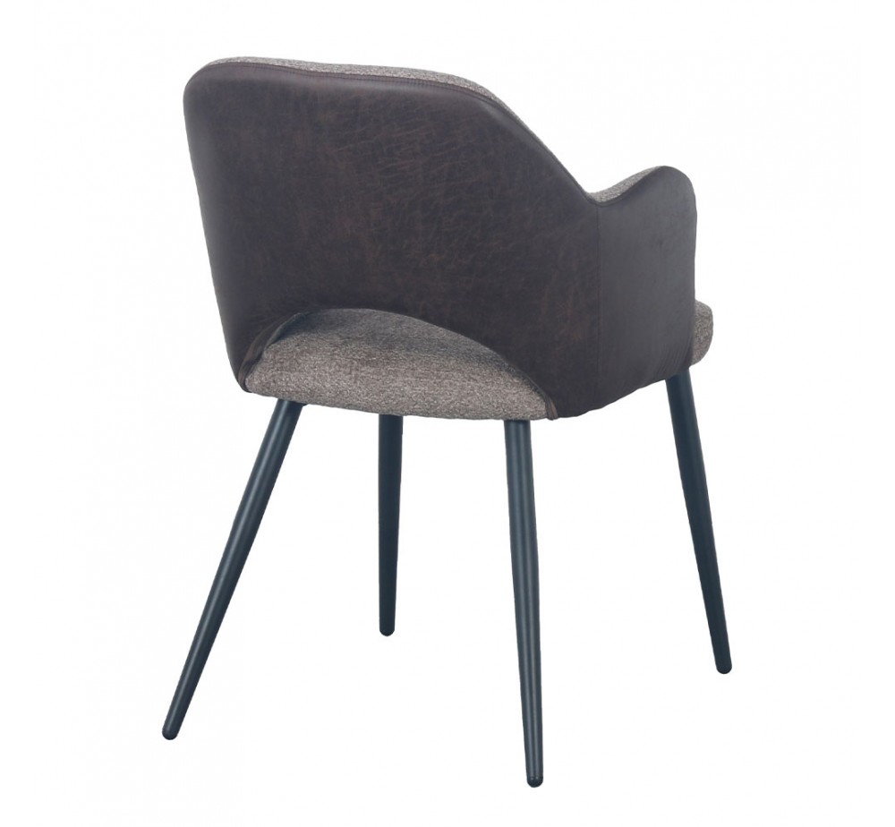 ASCOT CHAIR BROWN DARK 60x63,5xH79cm