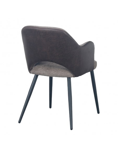 ASCOT CHAIR BROWN DARK 60x63,5xH79cm