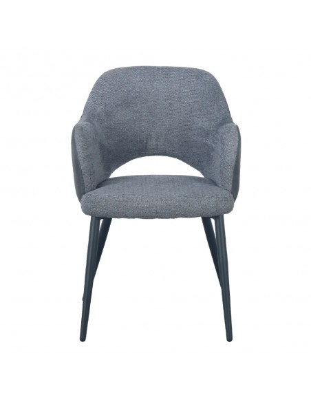 ASCOT ΚΑΡΕΚΛΑ ΓΚΡΙ ΣΚΟΥΡΟ 60x63,5xH79cm