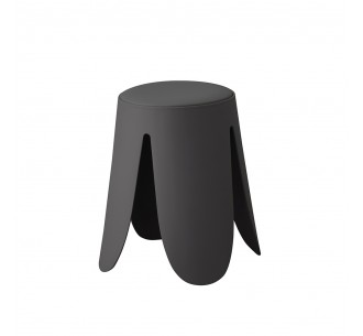 TULIP STOOL BLACK 30x30xH46cm