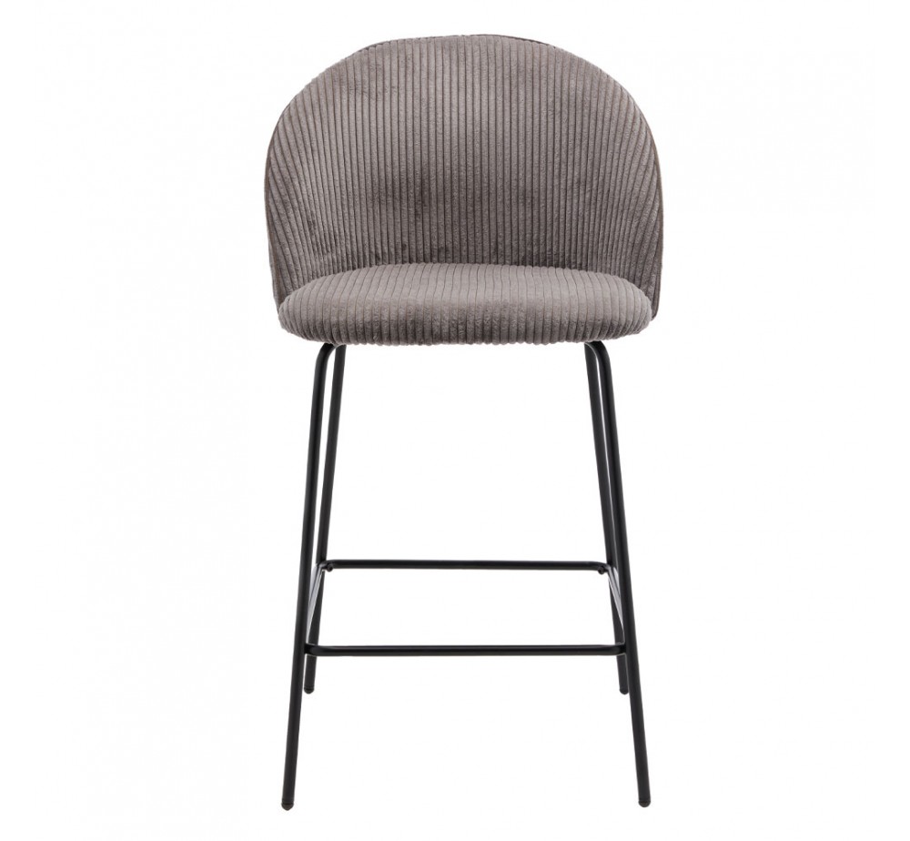 VOTSALO ΣΚΑΜΠΩ BAR ΓΚΡΙ 48x56xH95cm