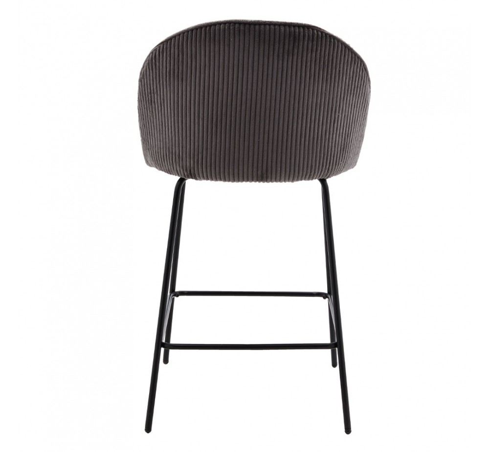 VOTSALO ΣΚΑΜΠΩ BAR ΓΚΡΙ 48x56xH95cm