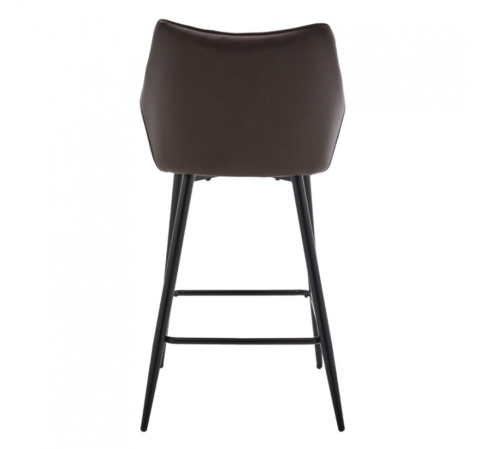 MALONE ΣΚΑΜΠΩ BAR ΓΚΡΙ ΑΝΟΙΧΤΟ ΚΑΦΕ ΣΚΟΥΡΟ 38x51xH96cm