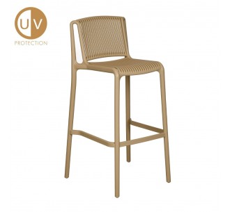 POLLY STOOL BAR CARAMEL 41x47xH100,5cm