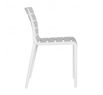 HORIZONTAL CHAIR WHITE 42x54,5xH78cm 2