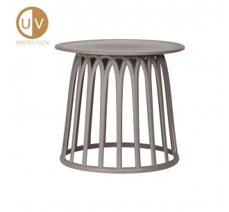 BASKET COFFEE TABLE CAPPUCCINO 49,5x49,5xH44cm