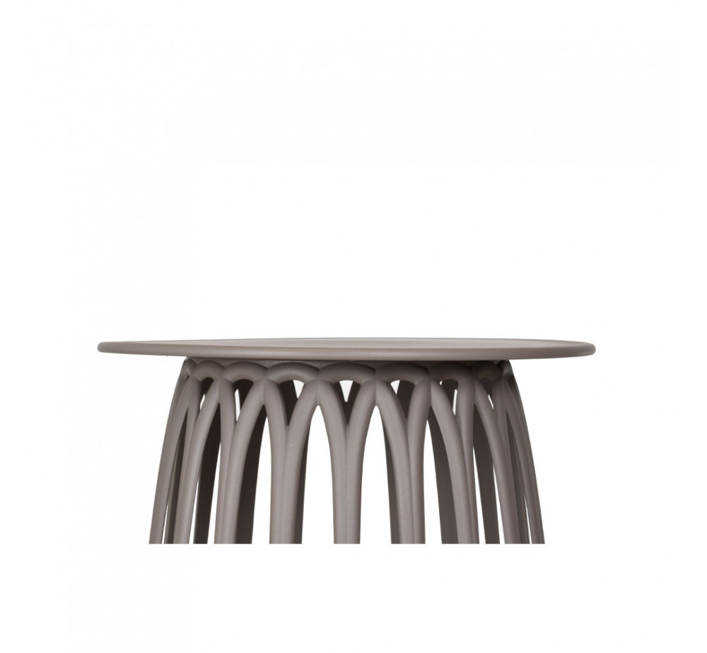 BASKET COFFEE TABLE CAPPUCCINO 49,5x49,5xH44cm