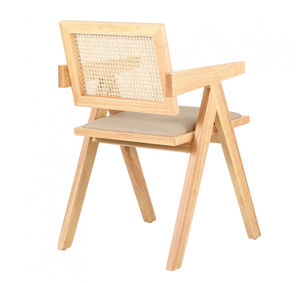 SAMURAI ΚΑΡΕΚΛΑ ΦΥΣΙΚΟ BEIGE 50x50xH80cm
