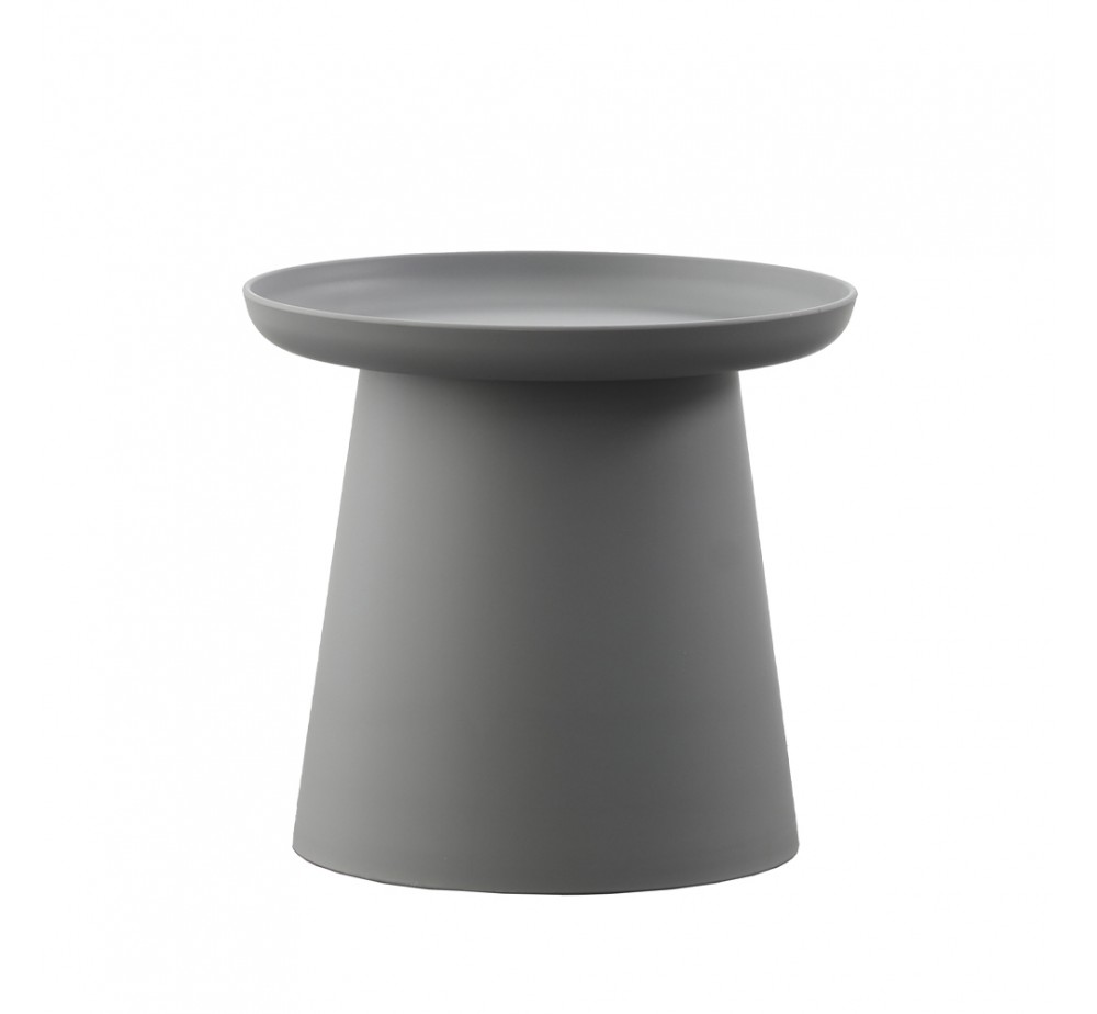 TECH COFFEE TABLE ΓΚΡΙ 50x50xH46,5cm