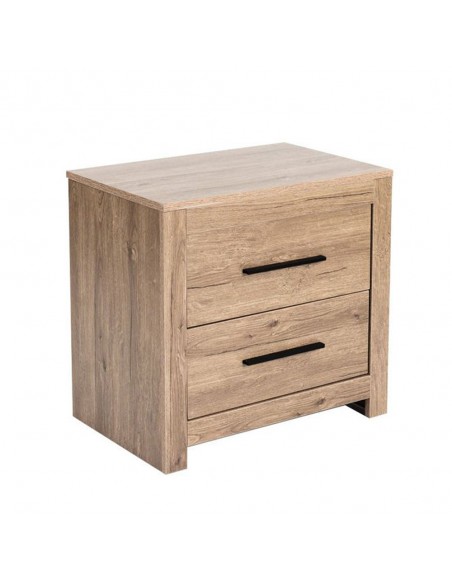 DODO ΚΟΜΟΔΙΝΟ OAK ΣΚΟΥΡΟ 58x39xH56cm