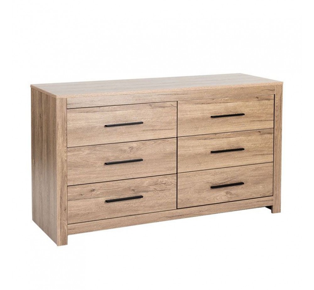 DODO ΣΥΡΤΑΡΙΕΡΑ OAK ΣΚΟΥΡΟ 132x45xH75cm