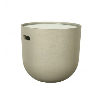 CAP COFFEE TABLE CEMENT LIGHT 49x49xH45cm