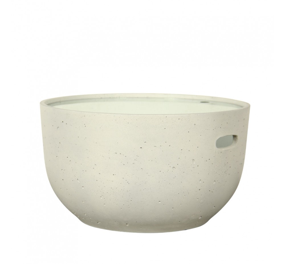 CAP COFFEE TABLE ΓΚΡΙ ΑΝΟΙΧΤΟ 58x58xH32cm