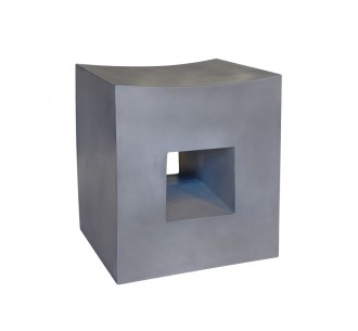 SQUARE STOOL CEMENT 43x40xH45cm