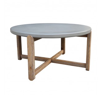 UBUD COFFEE TABLE CEMENT 81x81xH40cm
