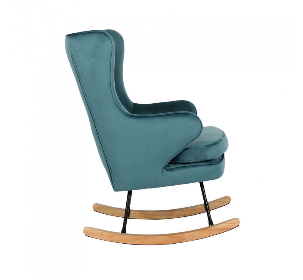 ROCKER ΠΟΛΥΘΡΟΝΑ ΚΟΥΝΙΣΤΗ ΣΜΑΡΑΓΔΙ 71x86xH102cm