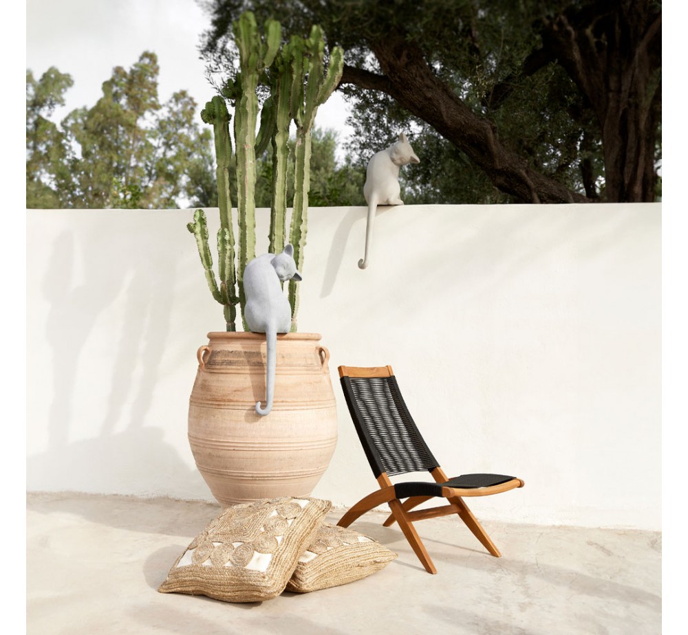 CAVO ΚΑΡΕΚΛΑ ΜΑΥΡΟ ΦΥΣΙΚΟ 57x86,5xH89cm