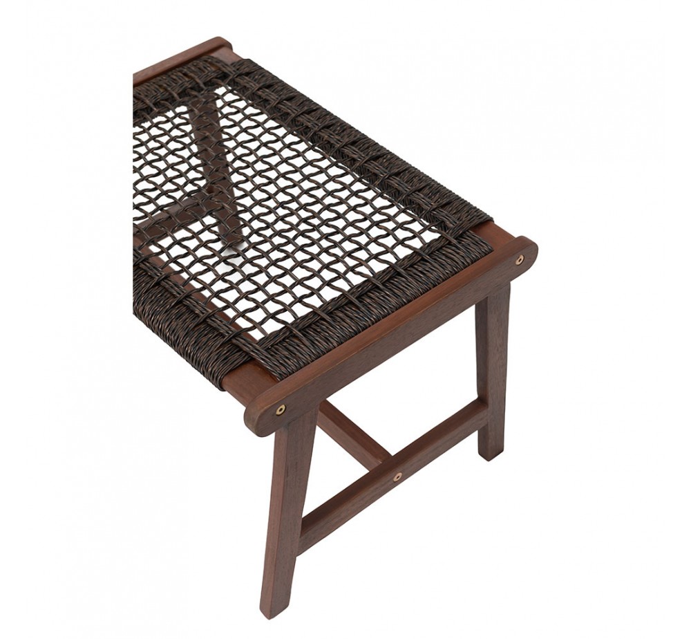 MESH ΣΚΑΜΠΩ ΚΑΦΕ ANTIQUE ΚΑΡΥΔΙ 57x41xH35,5cm