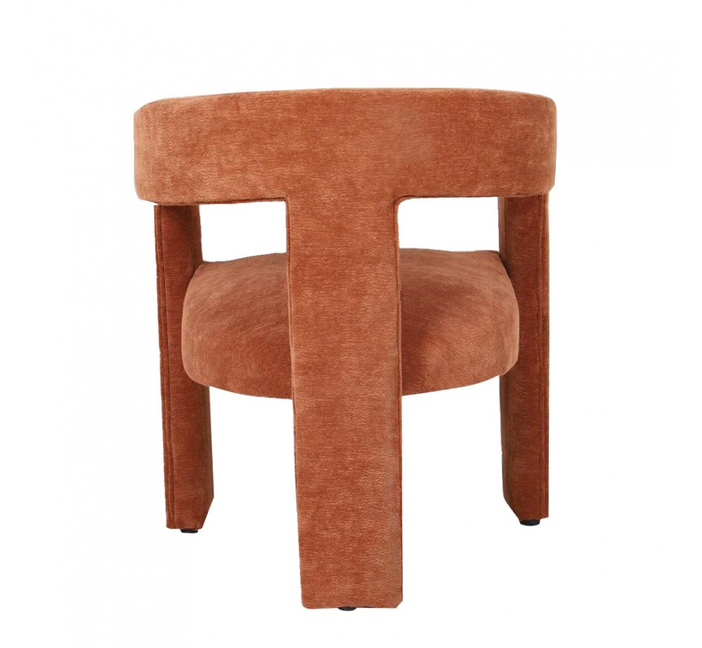 NYX ARMCHAIR TERRACOTTA 64x56xH75cm