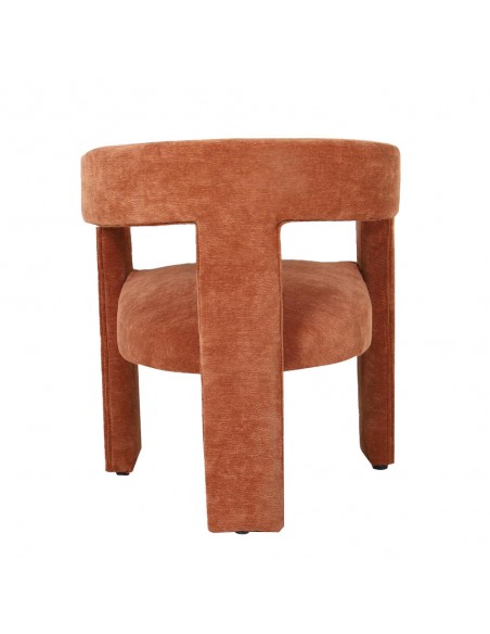 NYX ARMCHAIR TERRACOTTA 64x56xH75cm