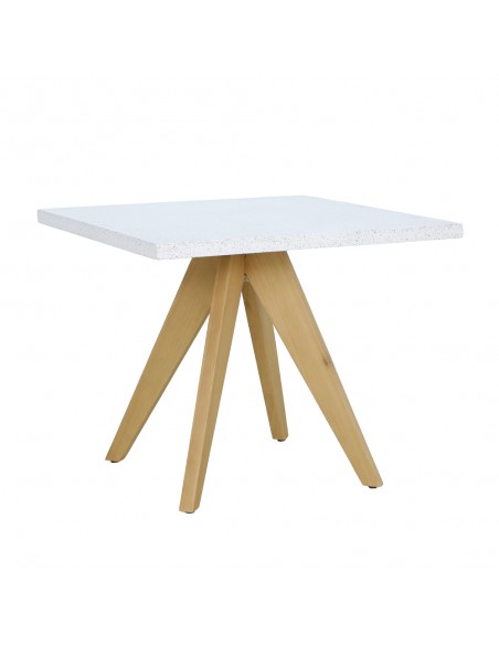 TERRAZZO ΤΡΑΠΕΖΙ TERRAZZO 90x90xH75cm