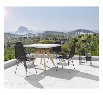 TERRAZZO TABLE TERRAZZO 90x90xH75cm 2