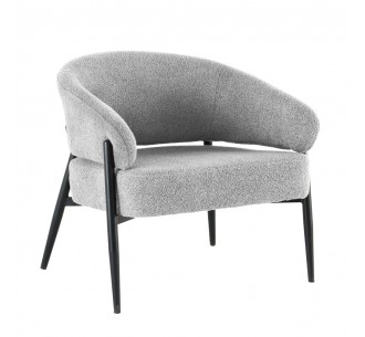 MORITZ ΠΟΛΥΘΡΟΝΑ ΓΚΡΙ 73x72xH75cm