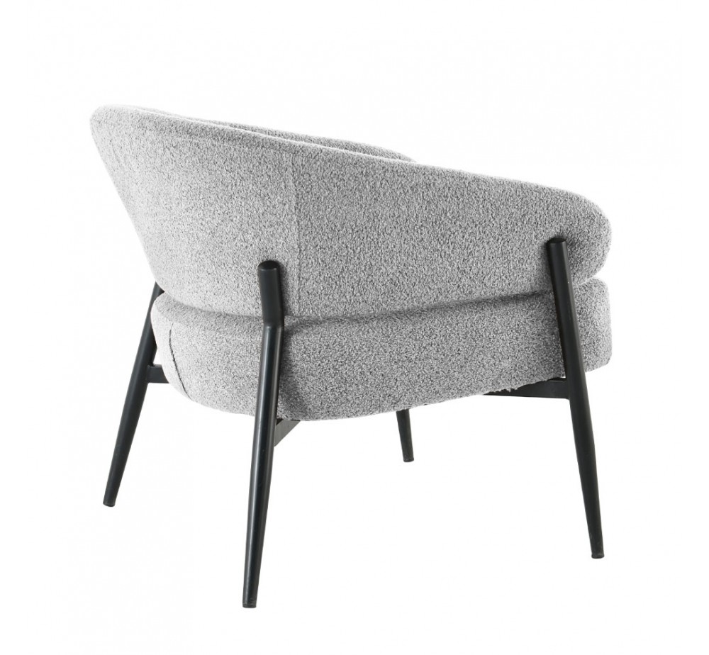 MORITZ ΠΟΛΥΘΡΟΝΑ ΓΚΡΙ 73x72xH75cm