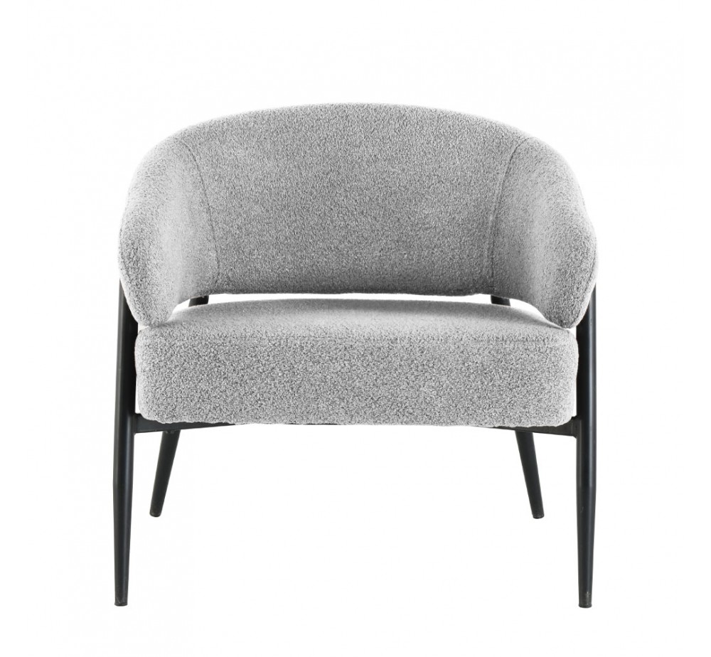 MORITZ ΠΟΛΥΘΡΟΝΑ ΓΚΡΙ 73x72xH75cm