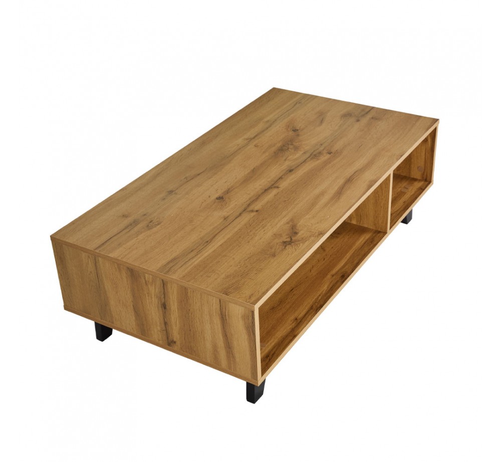 ARABICA COFFEE TABLE SONOMA ΜΑΥΡΟ ΜΑΥΡΟ 110x60xH35cm