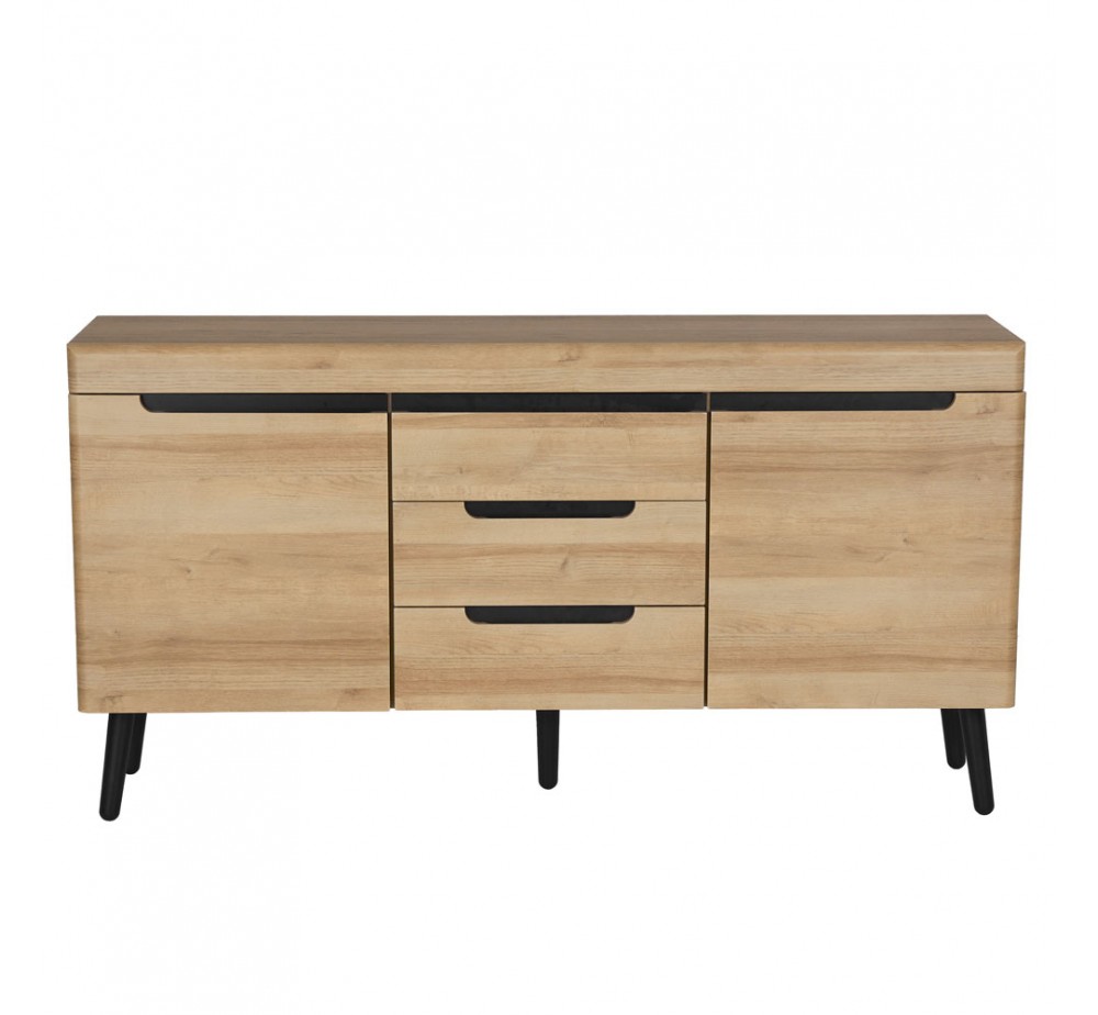 GRIF ΜΠΟΥΦΕΣ ΦΥΣΙΚΟ ΜΑΥΡΟ 160x40xH83cm