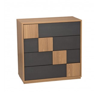 JENGA PEDESTAL SONOMA GREY 80x40xH80cm