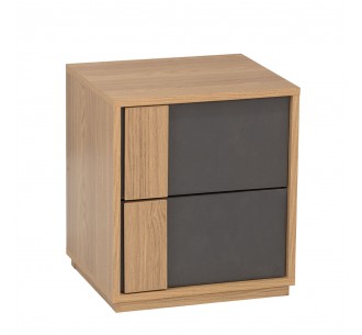 JENGA NIGHTSTAND SONOMA GREY 40x35xH45cm