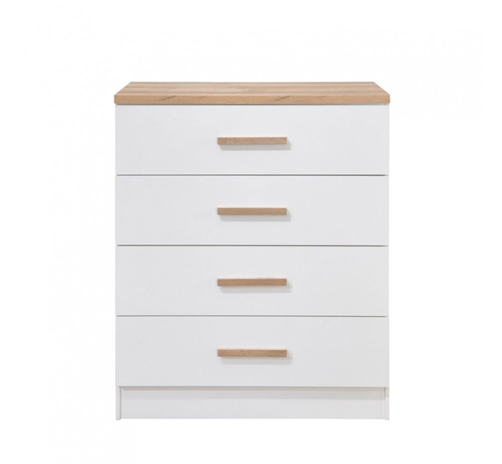 PRACTICO ΚΟΜΟΤΑ 4ΣΥΡΤΑΡΙΑ ΦΥΣΙΚΟ ΛΕΥΚΟ 80x40xH99cm