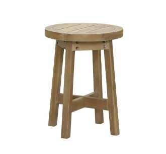 ANASA SIDE TABLE ΦΥΣΙΚΟ 40x40xH48cm