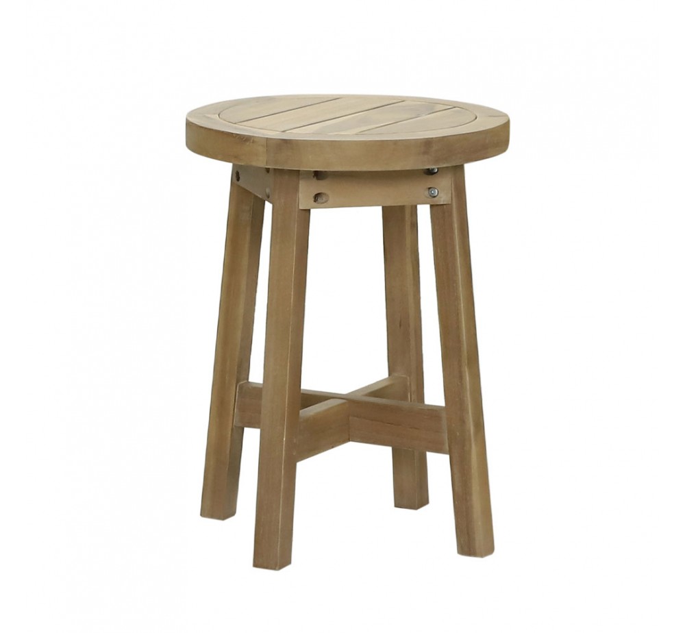 ANASA SIDE TABLE ΦΥΣΙΚΟ 40x40xH48cm