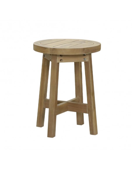 ANASA SIDE TABLE ΦΥΣΙΚΟ 40x40xH48cm
