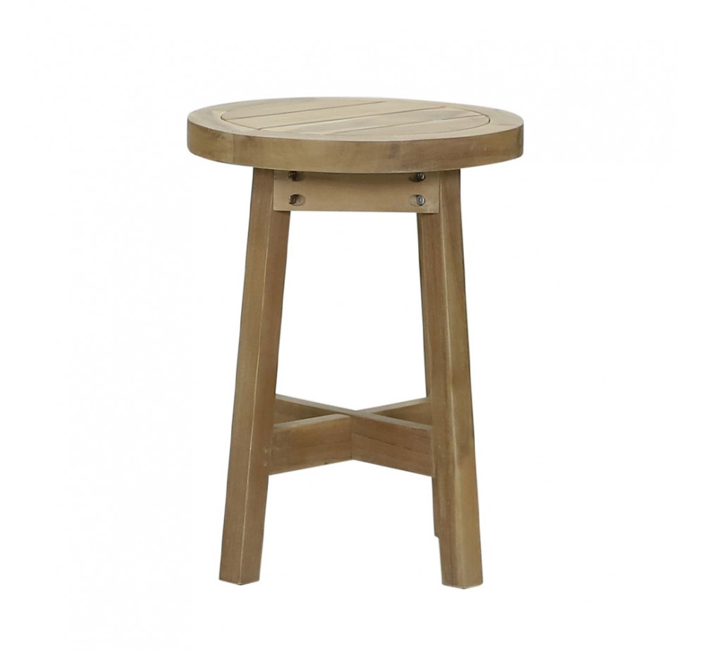 ANASA SIDE TABLE ΦΥΣΙΚΟ 40x40xH48cm
