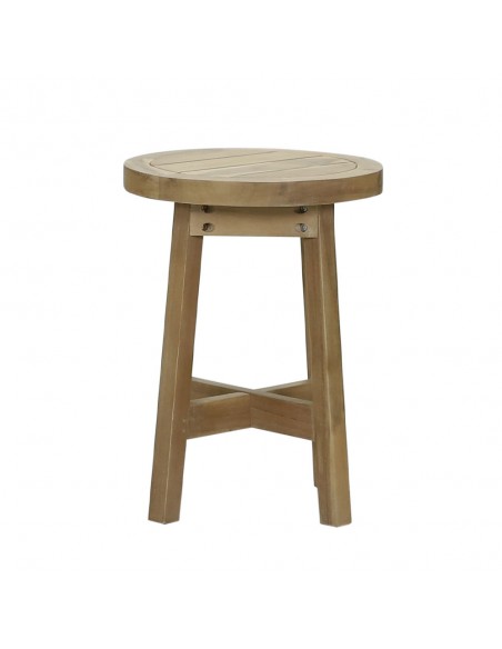 ANASA SIDE TABLE ΦΥΣΙΚΟ 40x40xH48cm