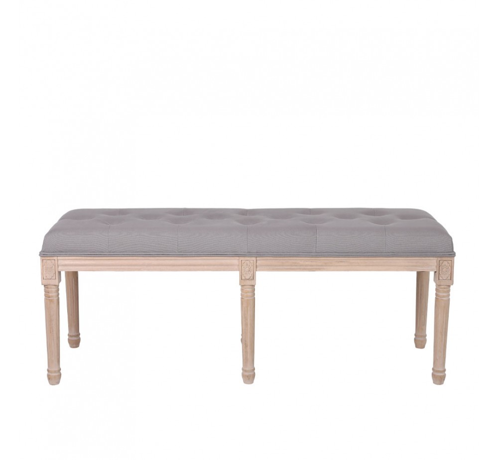 LYON ΣΚΑΜΠΩ ΓΚΡΙ 122x41xH46cm