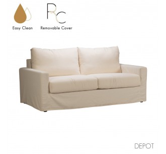 ITHAKI ΚΑΝΑΠΕΣ ΚΡΕΒΑΤΙ 3ΘΕΣΙΟΣ BEIGE 190x94xH90cm
