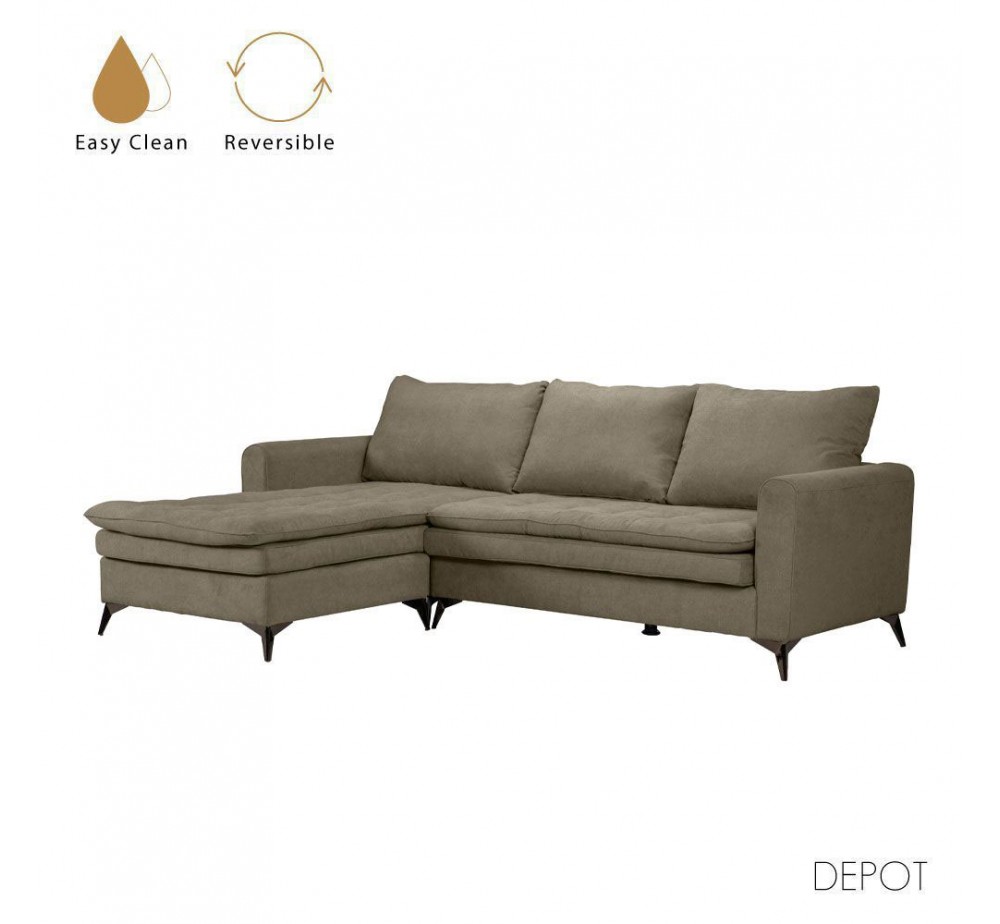 SCANDALO ΚΑΝΑΠΕΣ ΓΩΝΙΑ ΑΝΑΣΤΡΕΨΙΜΗ PURO 265x188xH99cm