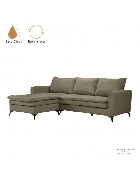 SCANDALO ΚΑΝΑΠΕΣ ΓΩΝΙΑ ΑΝΑΣΤΡΕΨΙΜΗ PURO 265x188xH99cm