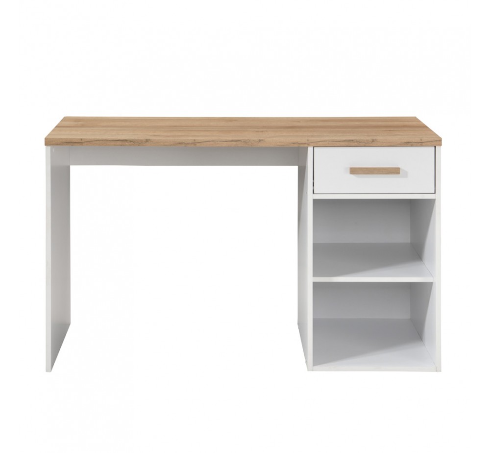 PRACTICO 120 ΓΡΑΦΕΙΟ 1ΣΥΡΤΑΡΙ ΛΕΥΚΟ ΦΥΣΙΚΟ 120x50xH76cm