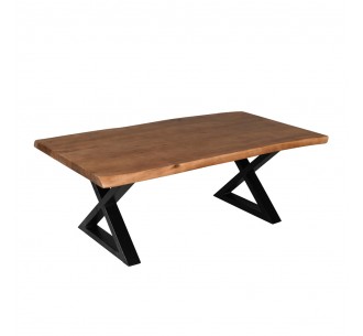 MINGLE COFFEE TABLE WALNUT BLACK 115x60xH42cm